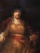 Rembrandt van rijn Self-Portrait oil on canvas